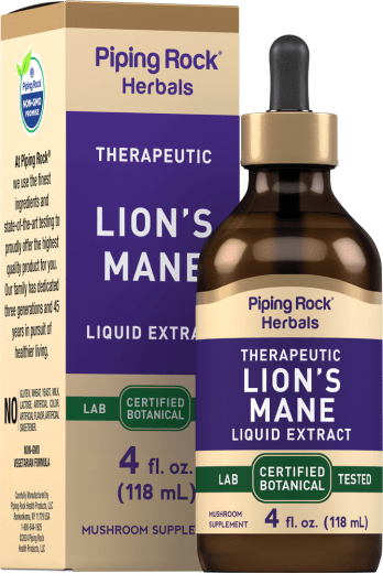 Lion's Mane Liquid Extract, 4 fl oz (118 mL) Dropper Bottle