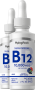 Tekoči B12 , 10,000 µg, 2 fl oz (59 mL) Steklenička s kapalko, 2  Stekleničke s kapalko