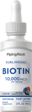 Flüssig Biotin, 10,000 µg, 2 fl oz (59 mL) Flasche