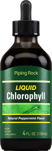 Liquid Chlorophyll (naturlig peppermynte), 4 fl oz (118 mL) Pipetteflaske