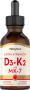 Vitamin D3 & K-2 Kekuatan Ekstra, 2 fl oz (59 mL) Botol Penitis