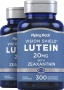 Lutéine + Zéaxanthine, 20 mg, 300 Capsules molles à libération rapide, 2  Bouteilles