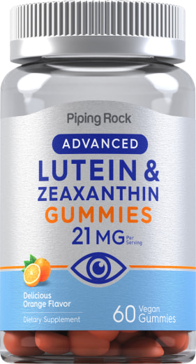Lutein + Zeaxantin (Oren Lazat), 21 mg (setiap sajian), 60 Gummy Vegan