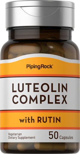 Complexo de Luteolina, 100 mg, 50 Cápsulas vegetarianas