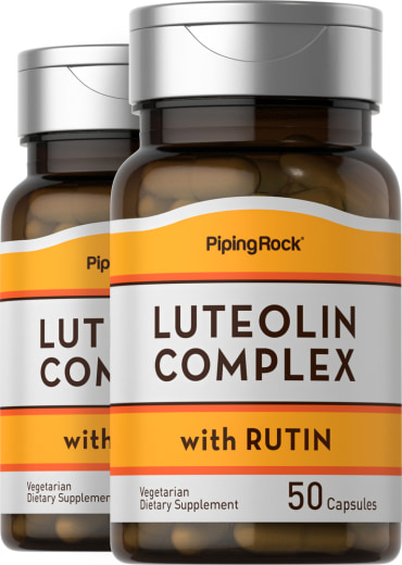 Luteoline-complex, 100 mg, 50 Vegetarische capsules, 2  Flessen