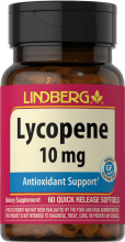 Lycopène, 10 mg, 60 Capsules molles à libération rapide
