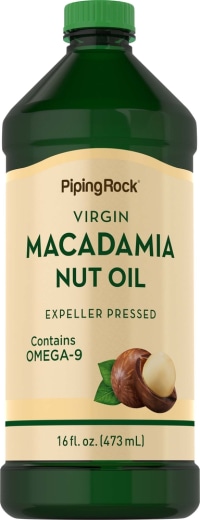Aceite de nuez de macadamia, 16 fl oz (473 mL) Botella/Frasco