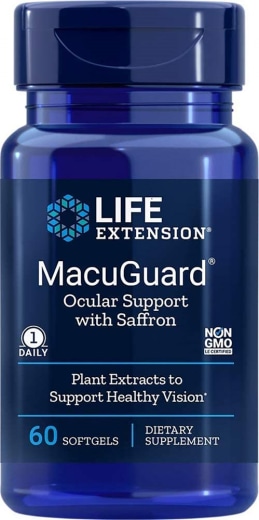 Support occulaire MacuGuard, 60 Capsules