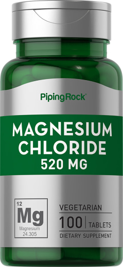 Magnesium Chloride, 520 mg, 100 Tablets