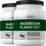 Magnesium Chloride Flakes from the Ancient Zechstein Sea, 2.5 lbs (40 oz) Bottle, 2  Bottles