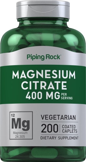Magnesium Citrate, 400 mg, 200 Coated Caplets