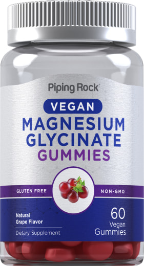 Magnesium Glisinat (Anggur Asli), 60 Gummy Vegan