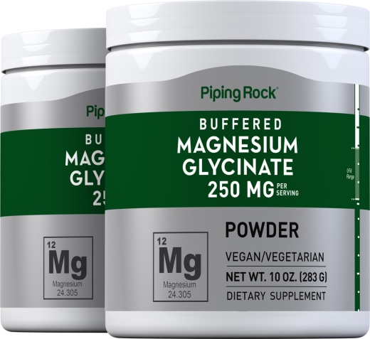 Magnesium Glycinate Powder, 250 mg, 10 oz (283 g) Bottle, 2  Bottles