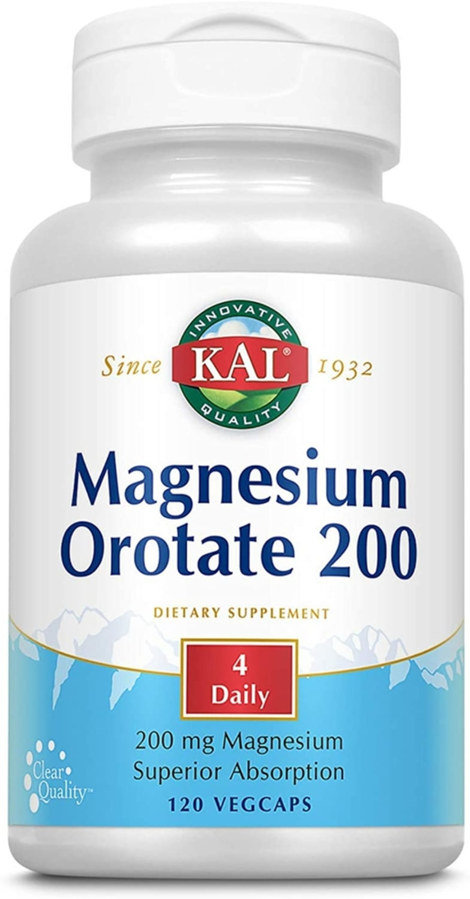 Stoffelijk overschot Mechanisch Spruit Magnesium Orotate 200 mg, 120 Capsules | PipingRock Health Products