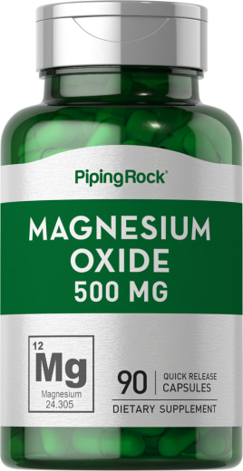 Oxid de magneziu , 500 mg, 90 Capsule cu eliberare rapidă