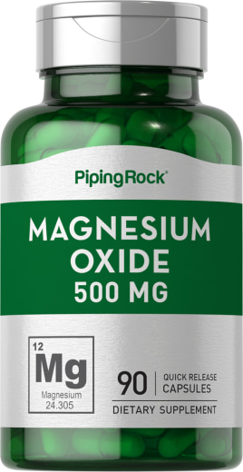 Óxido de magnesio , 500 mg, 90 Cápsulas de liberación rápida