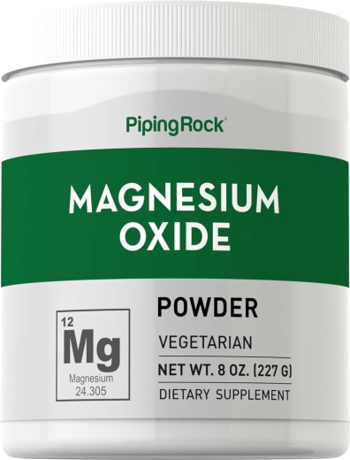 Magnesiumoxidpulver, 8 oz (227 g) Flasche