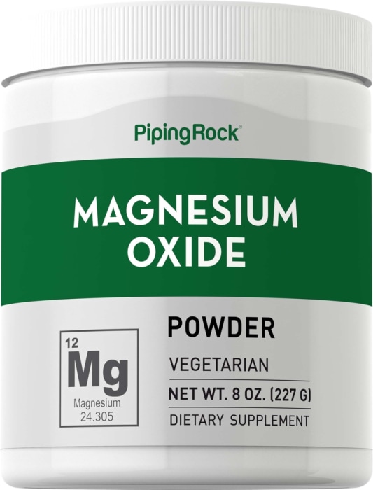 Poudre d'oxyde de magnésium, 8 oz (227 g) Bouteille