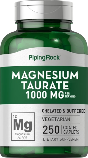 Magnezij-taurat (po porciji), 1000 mg (po obroku), 250 Kapsule s premazom