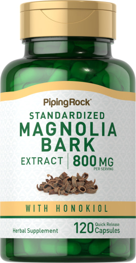 Magnoliebark (Honokiol), 800 mg (pr. dosering), 120 Kapsler for hurtig frigivelse