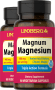 Mega Magnesium, 400 mg (per dose), 90 Capsule vegetariane, 2  Bottiglie