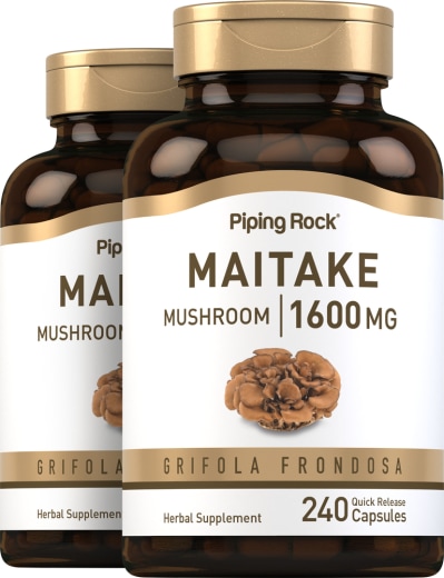 Maitake Mushroom Extract, 1,600 mg, 240 Quick Release Capsules, 2  Bottles