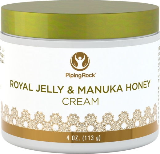 Royal jelly & manuka honingcrème, 4 oz (113 g) Pot