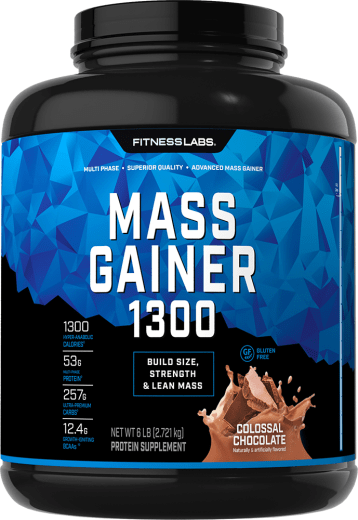 Mass Gainer 1300 (Colossal Chocolate), 6 lb (2.721 kg) Flasche