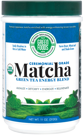 Energetická zmes Zelený čaj Matcha, 11 oz (312 g) Fľaša