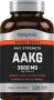 Max Strength AAKG Arginine Alpha-Ketoglutarate (Nitric Oxide Enhancer), 3600 mg (per serving), 120 Coated Caplets