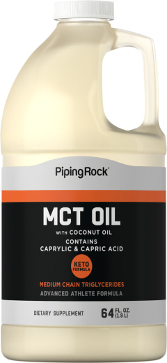 MCT オイル (中鎖トリグリセリド), 64 fl oz (1.9 L) ボトル