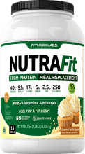 Meal Replacement Shake NutraFit (Gourmet Vanilla Cupcake), 2.28 lb (1.035 kg) Bottle