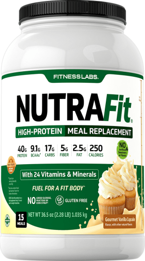 식사 대용 쉐이크 NutraFit (내츄럴 바닐라), 2.28 lb (1.035 kg) FU