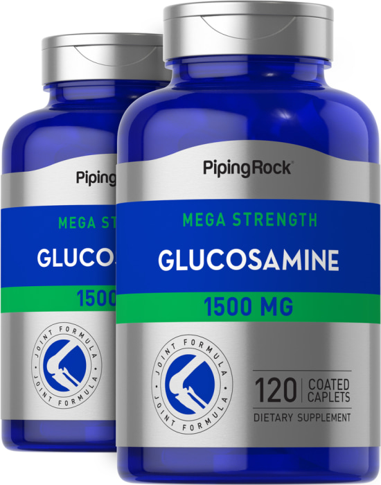 Méga Glucosamine , 1500 mg, 120 Petits comprimés enrobés, 2  Bouteilles