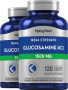 Glucosamina Mega , 1500 mg, 120 Comprimidos recubiertos, 2  Botellas/Frascos