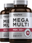 Mega Multiple para hombres 50 Plus, 200 Comprimidos recubiertos, 2  Botellas/Frascos