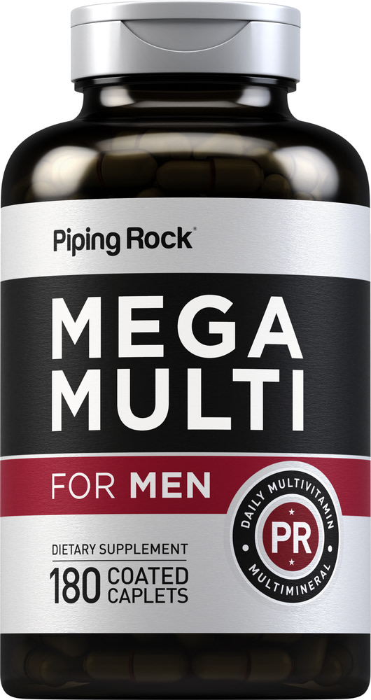 Mega Multi For Men 180 Caplets Best Multivitamin For Men