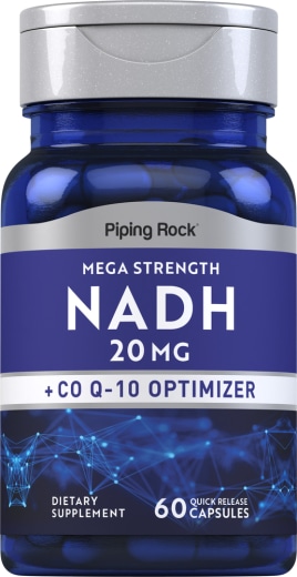 Megastarkes NADH , 20 mg, 60 Kapseln mit schneller Freisetzung