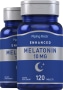 Melatonín , 10 mg, 120 Tablety, 2  Fľaše