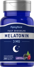 Mélatonine Comprimés à dissolution rapide, 3 mg, 200 Comprimés à dissolution rapide