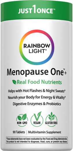 Menopause One + Real Food Nutrients, 90 Vegan Caplets