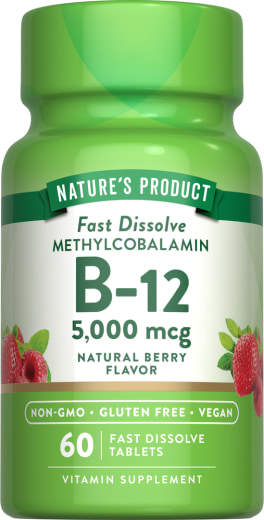 Methylcobalamin B-12 (Natural Berry), 60 Fast Dissolve Tablets