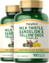Milk Thistle, Dandelion & Yellow Dock, 180 Quick Release Capsules, 2  Bottles