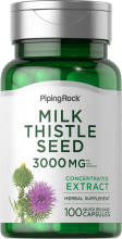 Ekstrakt sjemena mliječnog čička , 3000 mg (po obroku), 100 Kapsule s brzim otpuštanjem