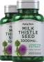 Extracto semilla de cardo mariano , 3000 mg (por porción), 200 Cápsulas de liberación rápida, 2  Botellas/Frascos