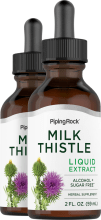 Milk Thistle Seed Liquid Extract, 2 fl oz (59 mL) Dropper Bottle, 2  Dropper Bottles