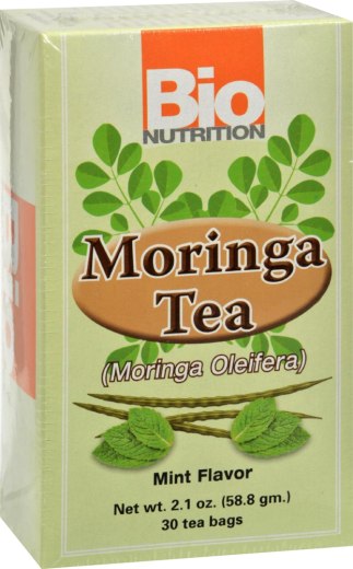 Chá de manga moringa com gengibre (Orgânico), 30 Saquetas de chá