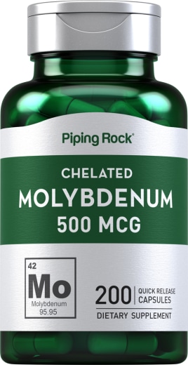 Molybdenum, 500 mcg, 200 Quick Release Capsules