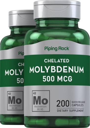 Molybdenum, 500 mcg, 200 Quick Release Capsules, 2  Bottles