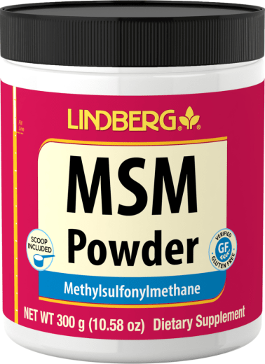 MSM (Methylsulfonylmethane) Powder, 4000 mg, 10.58 oz (300 g) Bottle